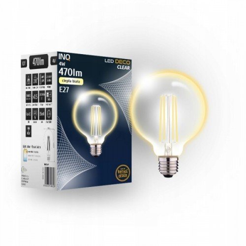 Żarówka LED E27 4W Ciepła G80 Edison DG010WW
