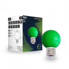 Żarówka LED lampa LED 2W E27 zielona kulka ozdobna do girlandy