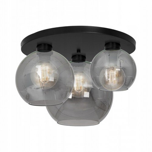 Lampa sufitowa Sofia smoked E27 3x60W