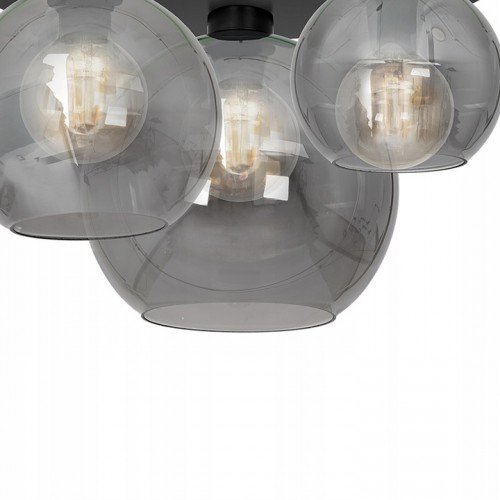 Lampa sufitowa Sofia smoked E27 3x60W