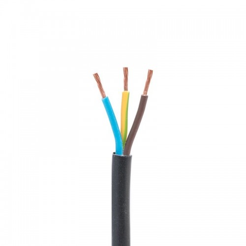 Przewód kabel linka OMY 3x1 300V elektryczny elastyczny czarny