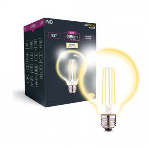 Żarówka Filament Led G95 glob E27 6,5W 806lm