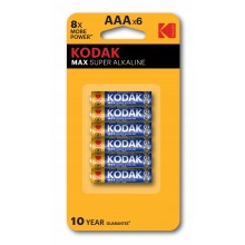 Bateria alkaliczna Kodak AAA R3 6 szt.