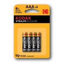 Bateria alkaliczna paluszek Kodak AAA (R3) 4 szt.