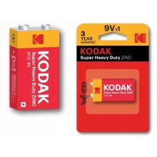 Bateria Kodak super heavy duty 9V 6F22 6Lr61