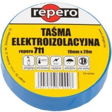 Taśśma izolacyjna REPERO 711E żółta 19mm/20m TTE711E6-0019-20