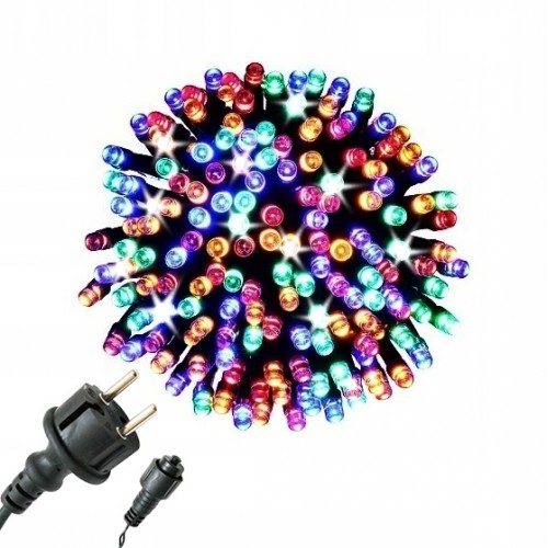 Lampki choinkowe 200 led z Multi + Flash