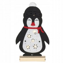 Ozdoba Świąteczna Pingwinek led baterie