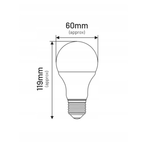 Lampa żarówka LED E27 12w 1160lm 4000k neutralna