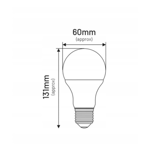 Lampa żarówka Led A60 E27 15W bulb 1500lm 4000k