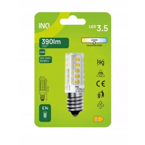 Żarówka lampa LED E14 3,5w 390lm 4000k