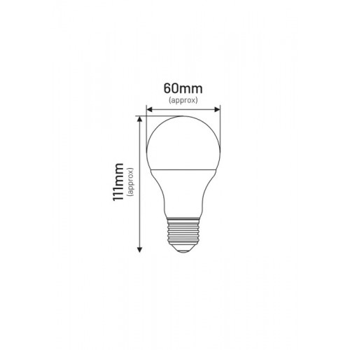 Lampa żarówka led A60 E27 10W bulb 940lm 4000K i