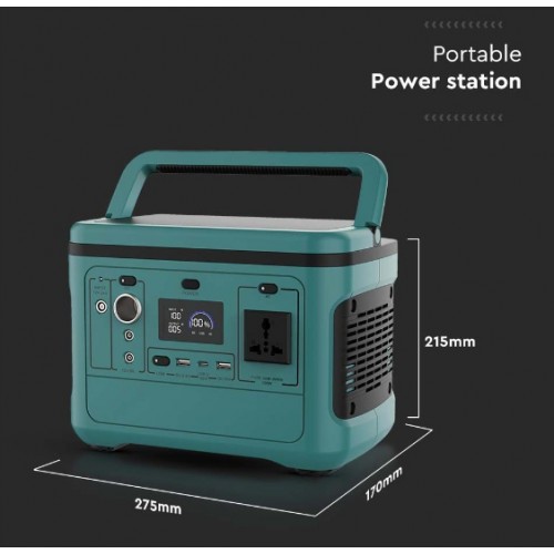 Powerbank generator V-TAC 26200 mah zielony