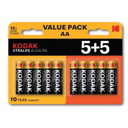 Baterie alkaliczne Kodak xtralife AA Lr6 5+5