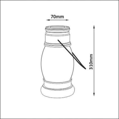 Lampka solarna latarenka dip led 3000K/4000K Polux