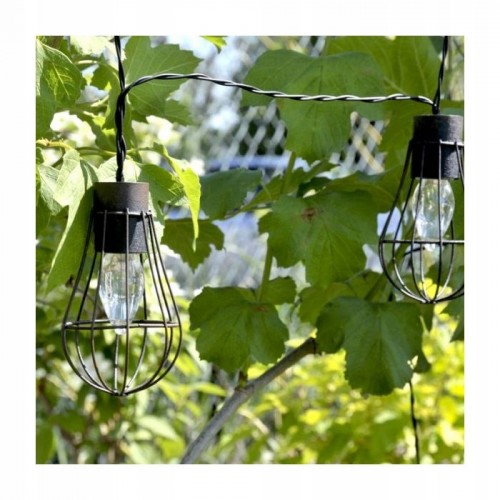 Girlanda solarna ogrodowa żarówki lampki loft LED