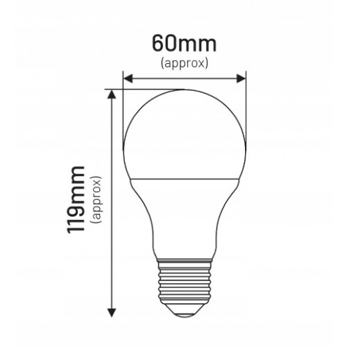 Żarówka led A60 E27 7W 600Lm 4000k