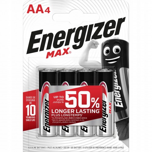 Bateria alkaliczna Energizer max AA (R6) 4 szt.