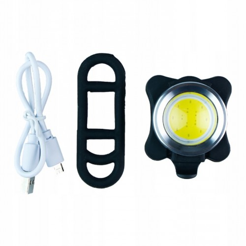 Lampka rowerowa USB przednia latarka na rower