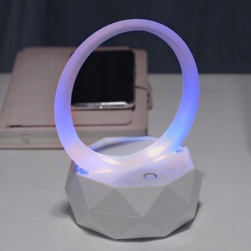 Głośnik bezprzewodowy bluetooth Rgb Mp3 Led różowy