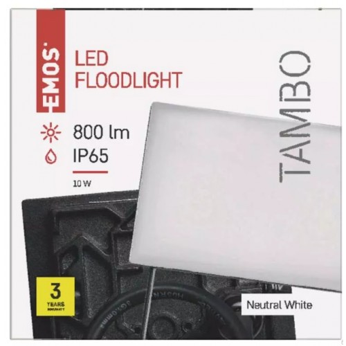 Naświetlacz halogen lampa LED biały neutralny 10 W