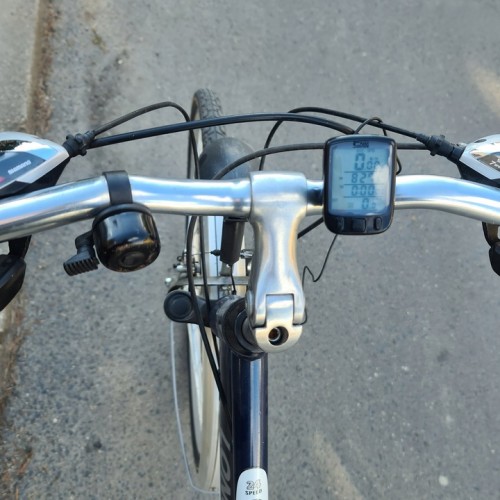 Licznik rowerowy prędkościomierz wodoodporny z lcd wyświetlacz