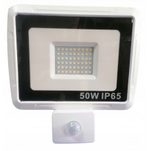 Naświetlacz reflektor lampa led halogen z czujnikiem ruchu 50W IP65
