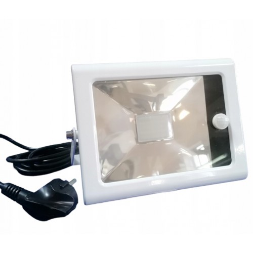 Naświetlacz halogen lampa led + kabel wtyczka 30W