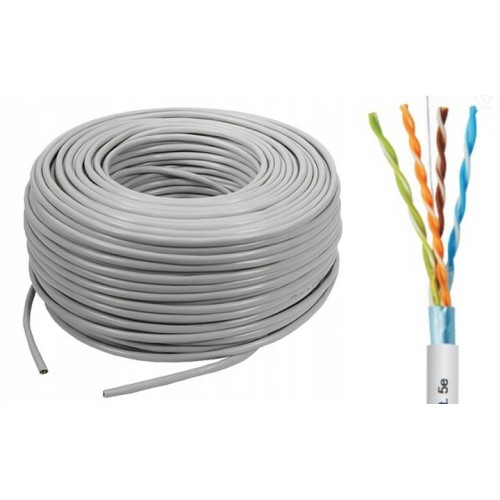 Kabel przewód sieciowy lan skrętka UTP Cat 5e PCV Ultralink
