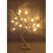 Lampka ozdobna drzewko na biurko lampka nocna led