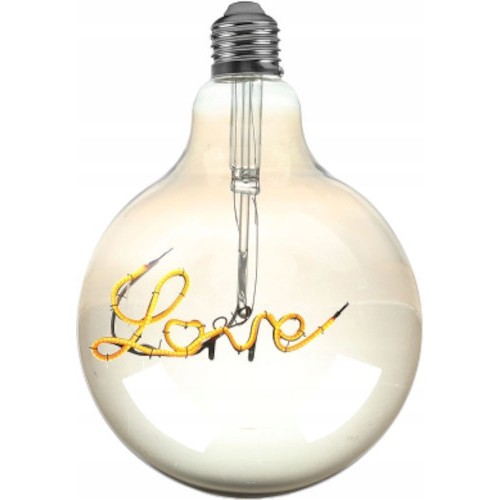 Żarówka lampa dekoracyjna Love led 5w E27 G125