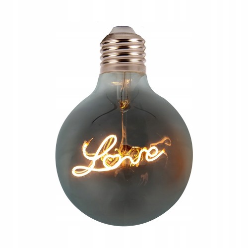 Żarówka lampa dekoracyjna Love led 5w E27 G125