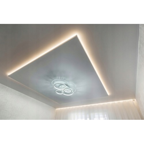 Profil do led pcv Line Slim szary ML 16x7 2m