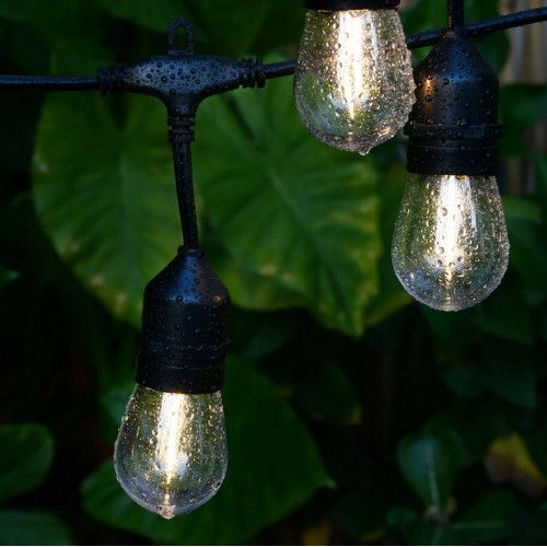 Girlanda ogrodowa duże lampki zewnętrzne 6m 10szt.