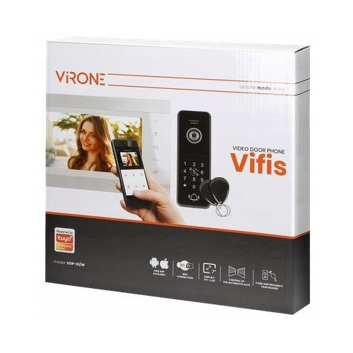 Wideodomofon wifi wi-fi Virone vdp-61fhdzw/w