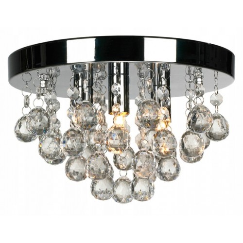 Lampa sufitowa plafon żyrandol kryształki glamour