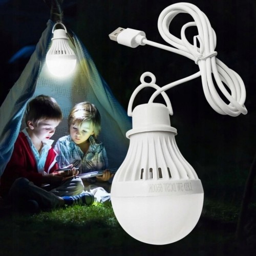 Lampa wisząca USB LED pod namiot biwak