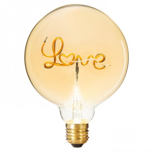 Żarówka LED LOVE 2W E27 dekoracyjna ozdobna kula
