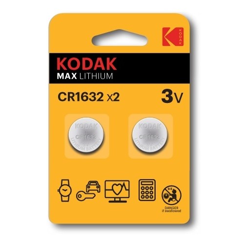 Bateria litowa Kodak blister 2 szt CR1632