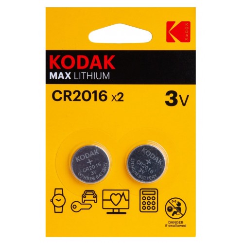 Bateria litowa Kodak CR2016 2 szt.