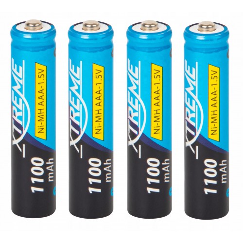 Baterie akumulator AAA niklowo-wodorkowa 4 szt 1100mAh