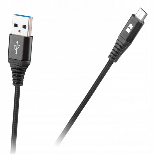Kabel USB - micro USB typ B Rebel 1 m