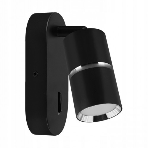 LAMPA LED SPOT OPRAWA HALOGENOWA KINKIET Z WYŁĄCZNIKIEM DIOR GU10 35W