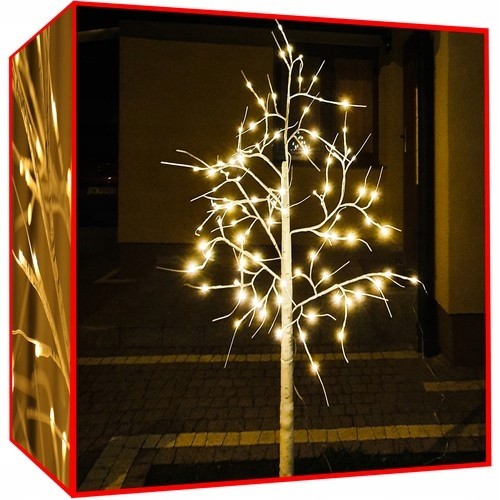 Drzewko LED świecące brzoza lampki choinkowe świąteczne 180CM