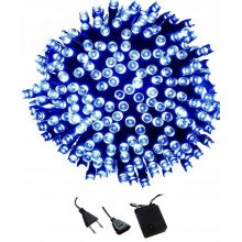 Lampki choinkowe niebieskie programator 300 LED