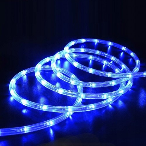 Wąż świetlny LED zewnętrzny 100m niebieski