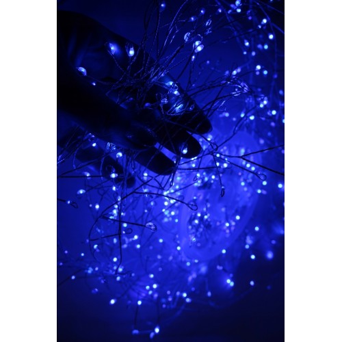 Girlanda gałązka drucik niebieski 500 LED 12,5 M