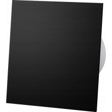 Panel szklany czarny mat do wentylatora łazienkowy 100 mm