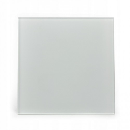Panel szklany do wentylatora łazienkowy biały mat