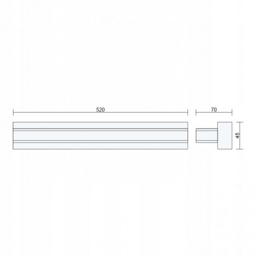 Lampa led kinkiet łazienkowy oprawa oświetleniowa ścienna biały chrom